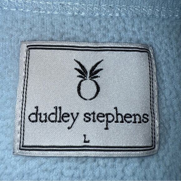 Dudley Stephens Highland High-Low Fleece Pullover Light Blue Size large - Picture 3 of 6